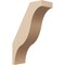 Ekena Millwork 3-inch W x 8-inch D x 12-inch H Funston Rough Cedar Woodgrain TimberThane Knee Brace, Primed BRCUR03X08X12FSTRCPR - alternate 1